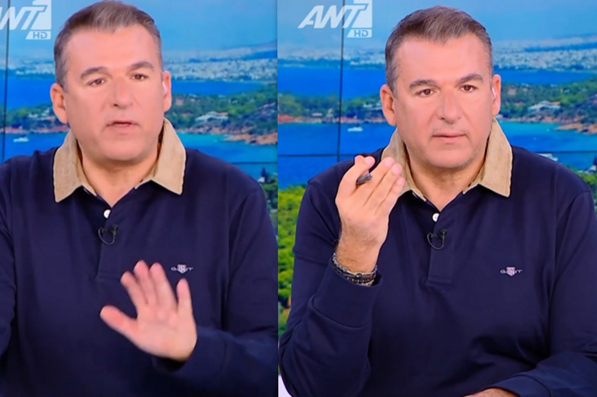 Επέστρεψε ο Γιώργος Λιάγκας στο πλατό υποβασταζόμενος: «Χτύπησα πολύ στη σπονδυλική στήλη»