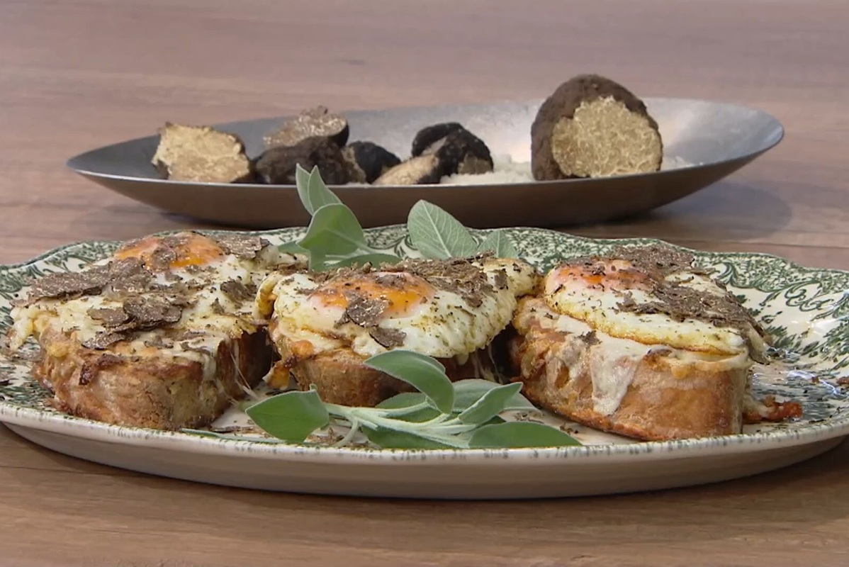 Αλμυρές αβγοφέτες με τρούφα Σάμου