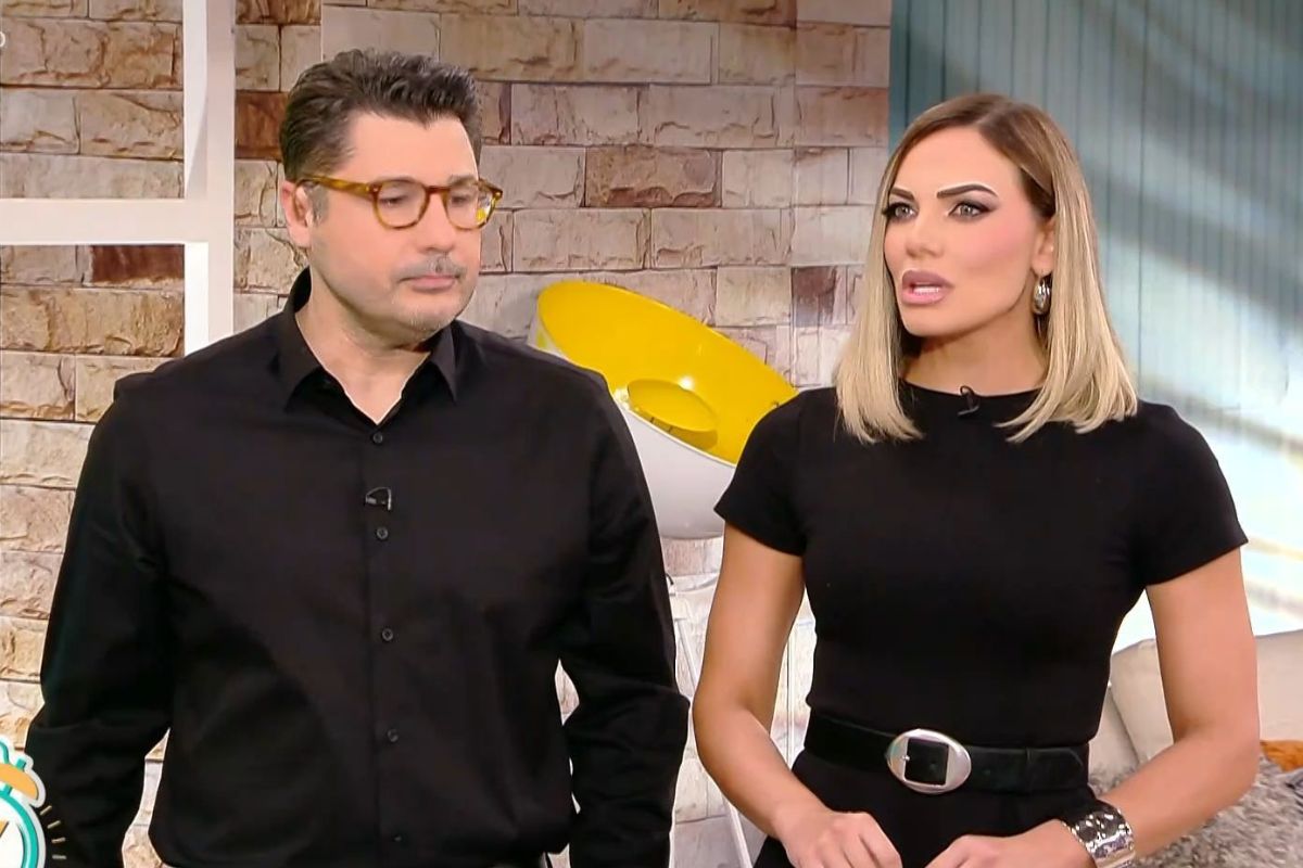 Μαλέσκου - Κωνσταντάρας: Μαυροφορεμένοι και «μουδιασμένοι» στην έναρξη του «Ραντεβού το ΣΚ»