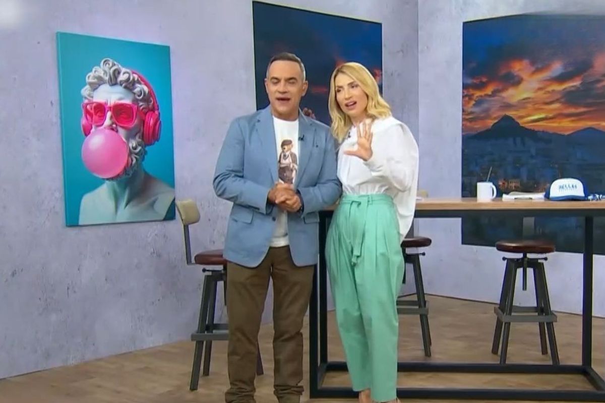 Μαρία Ηλιάκη σε Κρατερό Κατσούλη: Η χιουμοριστική on air ευχή για τη γιορτή του