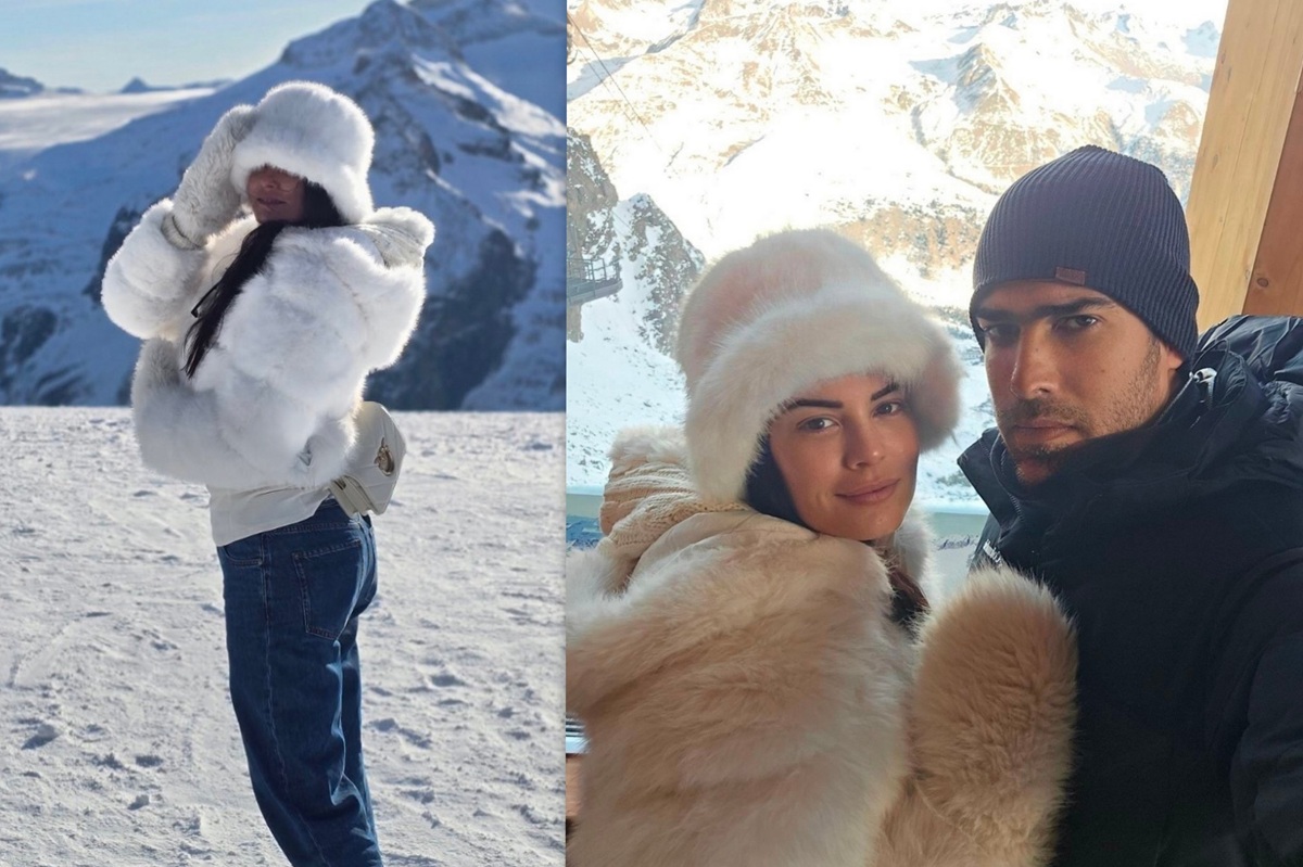 Η Μαρία Κορινθίου αγκαλιά με τον σύντροφό της στις Δολομιτικές Άλπεις