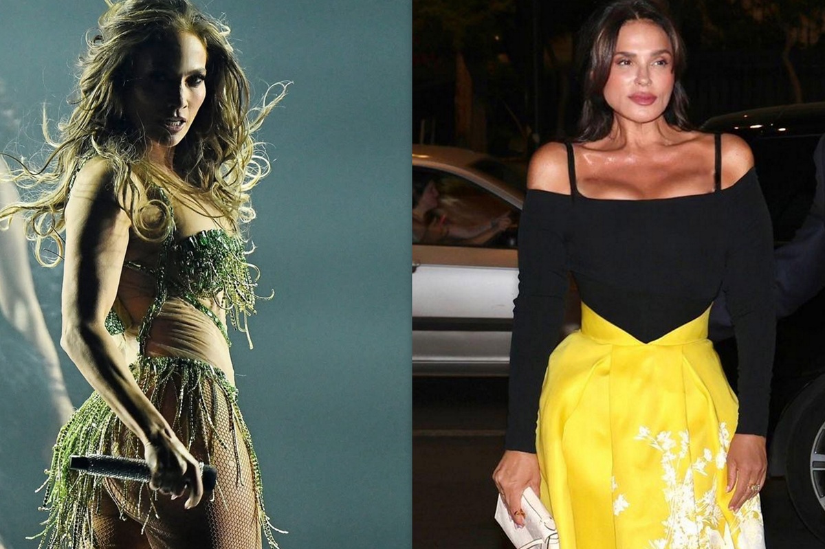 Οι εντυπωσιακές δημιουργίες που φόρεσε η Λόπεζ δια χειρός Κριθαριώτη και το μήνυμα της σχεδιάστριας