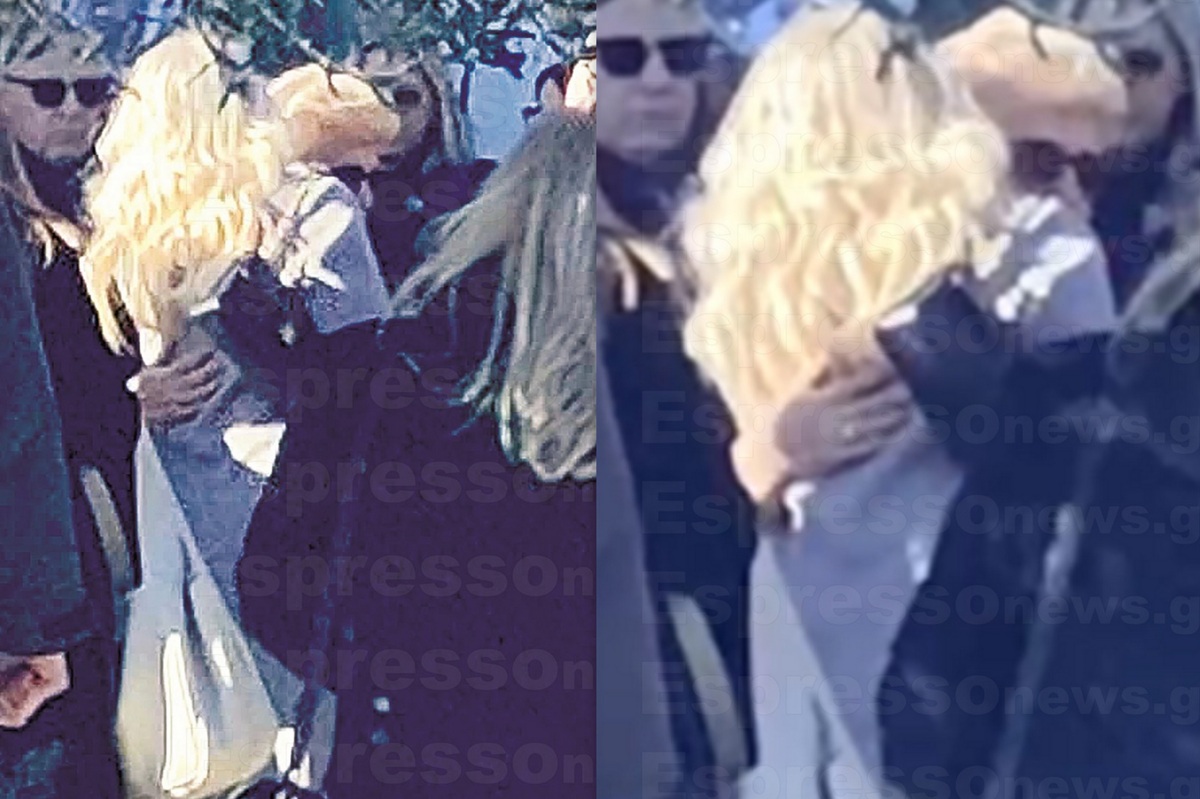 Η αγκαλιά της Ελένης Μενεγάκη στη σύζυγο του Γιώργου Παπαδάκη, Τίνα