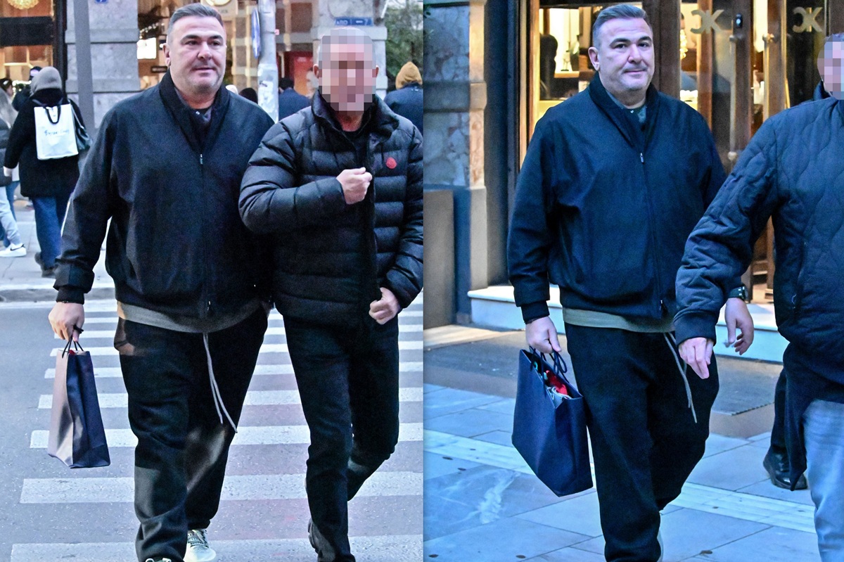 Ο Αντώνης Ρέμος για ψώνια στο κέντρο της Αθήνας