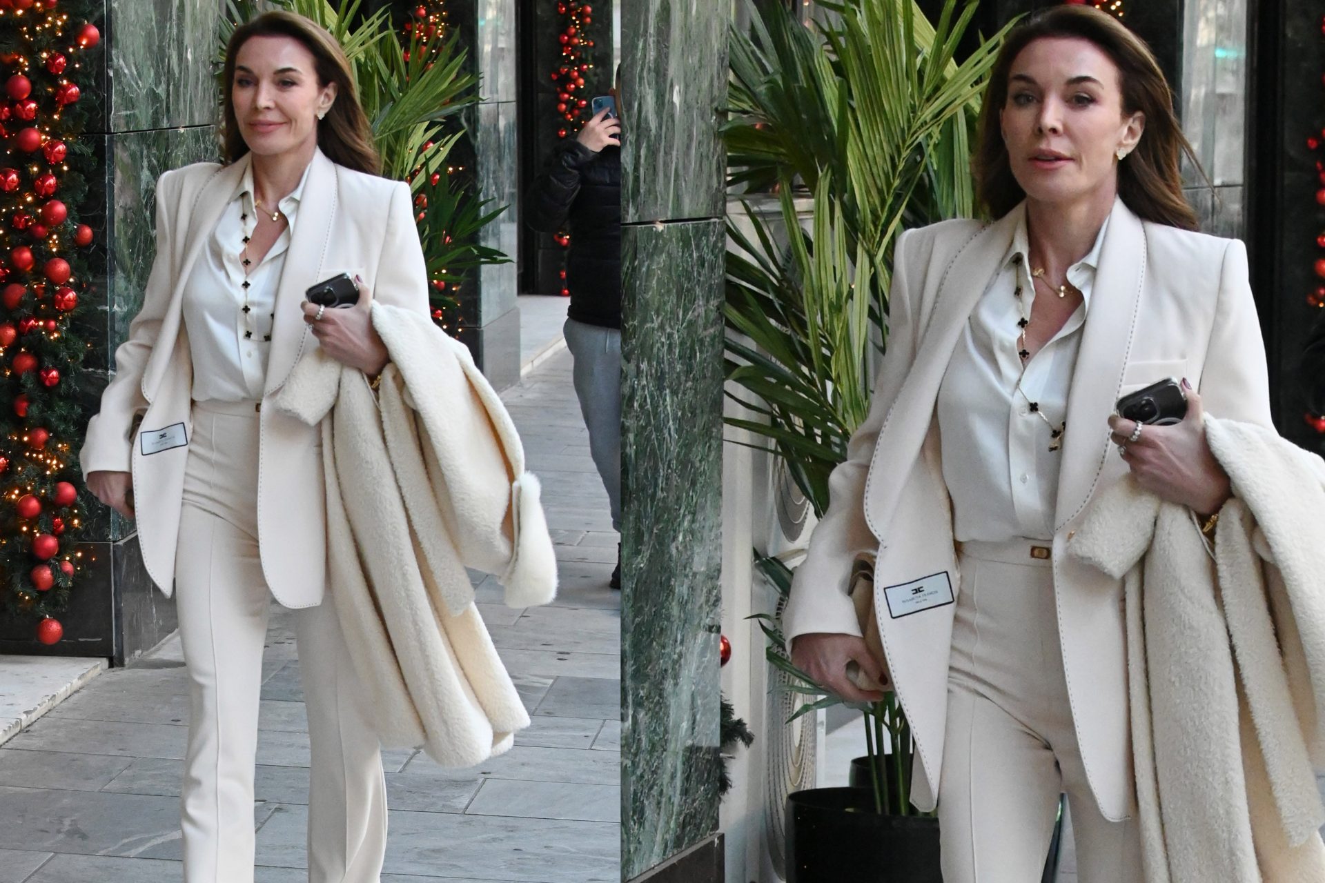 Εντοπίσαμε την Τατιάνα Στεφανίδου με κομψή εμφάνιση στο κέντρο της Αθήνας