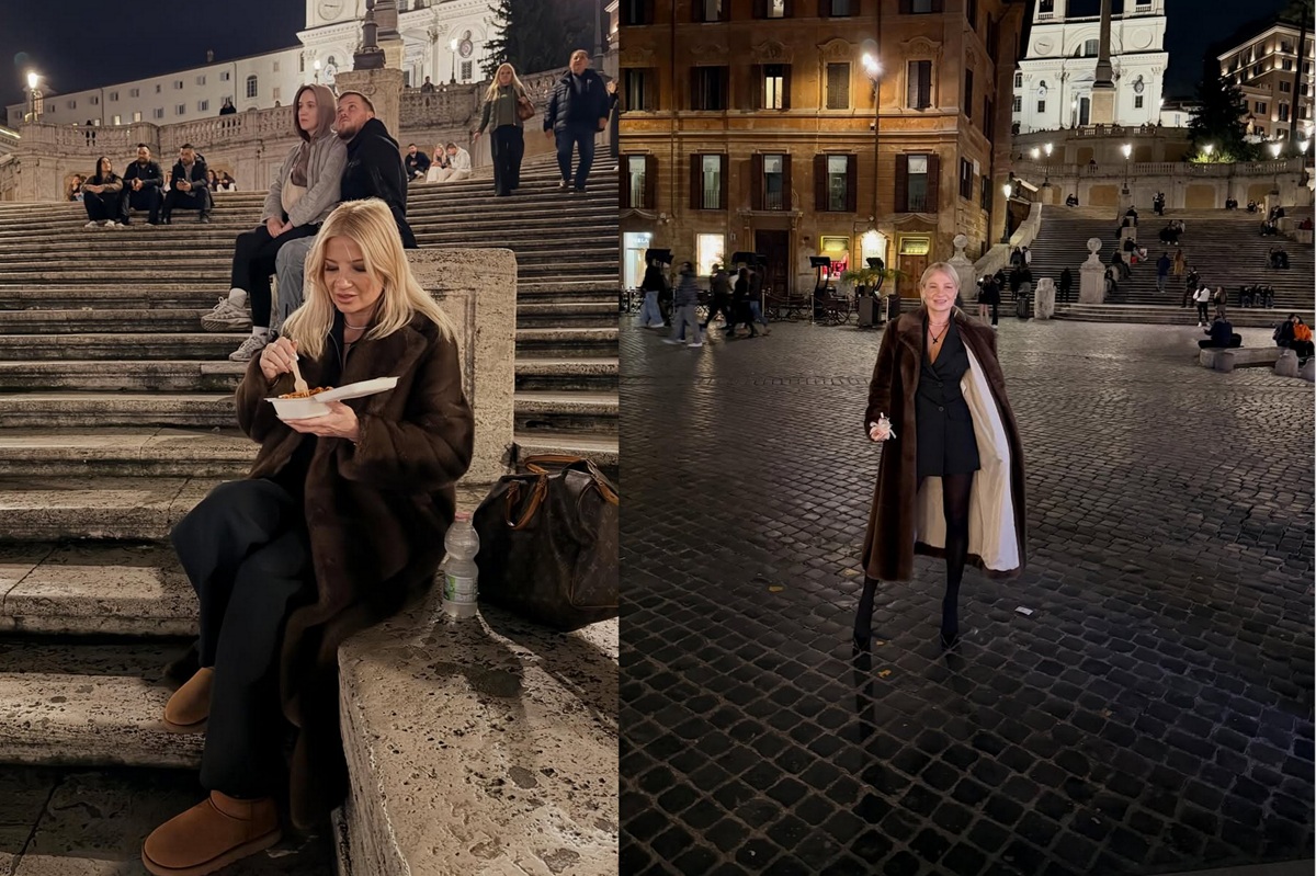 Η Φαίη Σκορδά στη Ρώμη με τον σύντροφό της για του Αγίου Βαλεντίνου