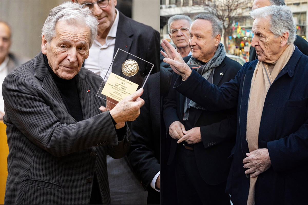 Κώστας Γαβράς: Η βράβευσή του και η επίσκεψη στον τόπο δολοφονίας του Γρηγόρη Λαμπράκη