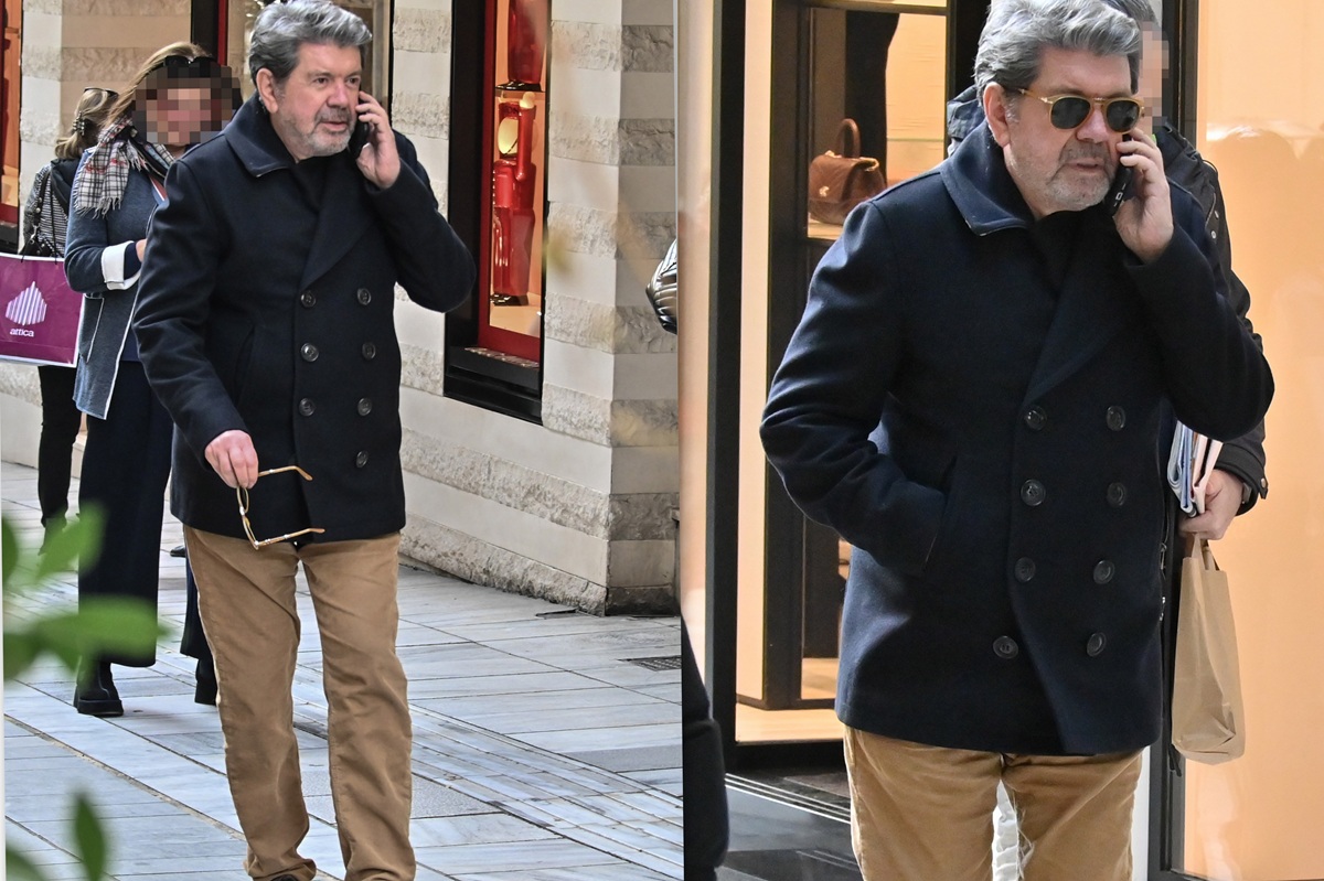 Βρήκαμε τον Γιάννη Λάτσιο να βολτάρει στο κέντρο της Αθήνας