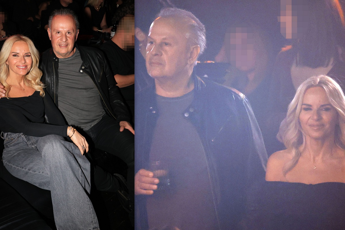 Μαρία Μπεκατώρου - Αντώνης Αλεβιζόπουλος: Βραδινή έξοδος για το ζευγάρι!