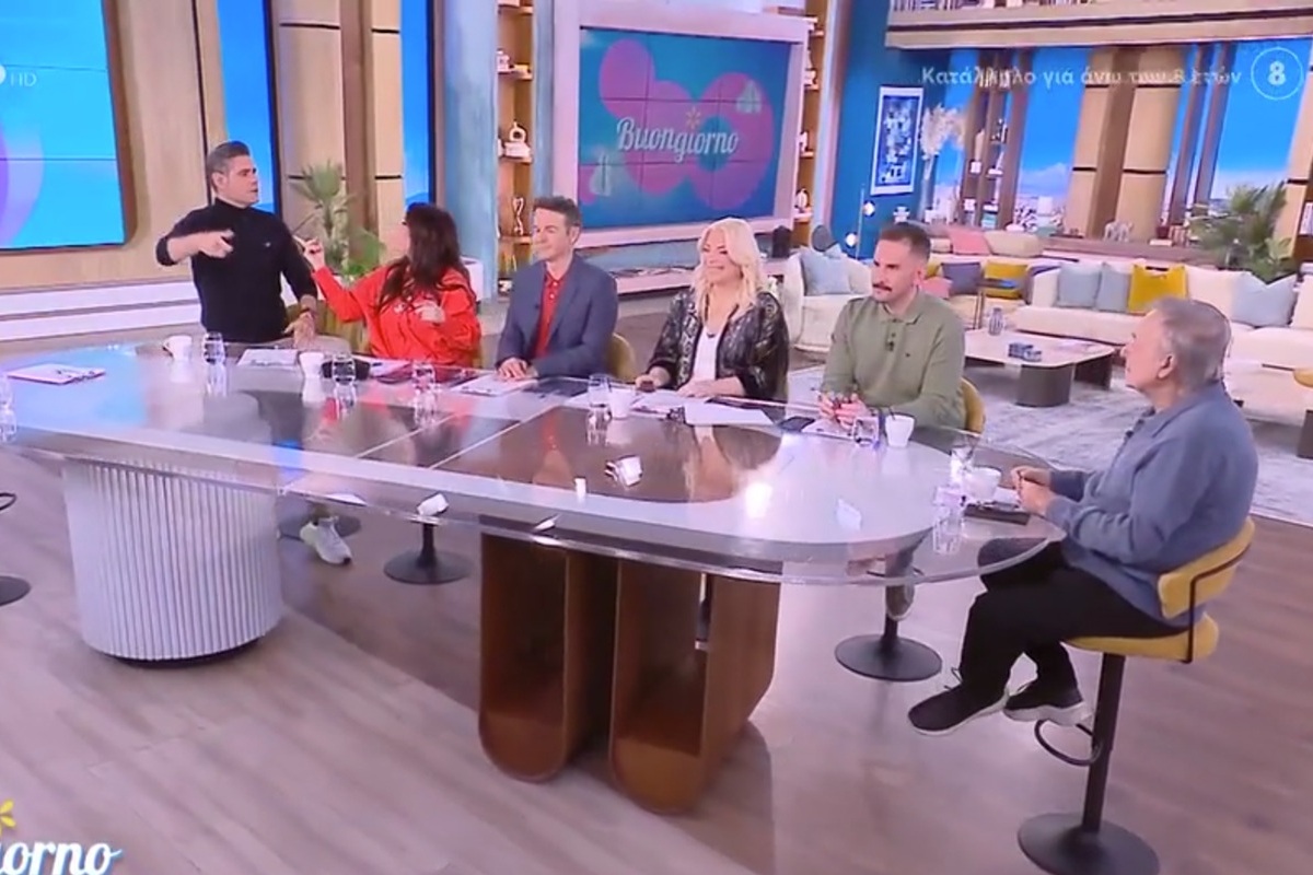 «Buongiorno» από τον Δημήτρη Ουγγαρέζο - Απούσα από την έναρξη η Σκορδά