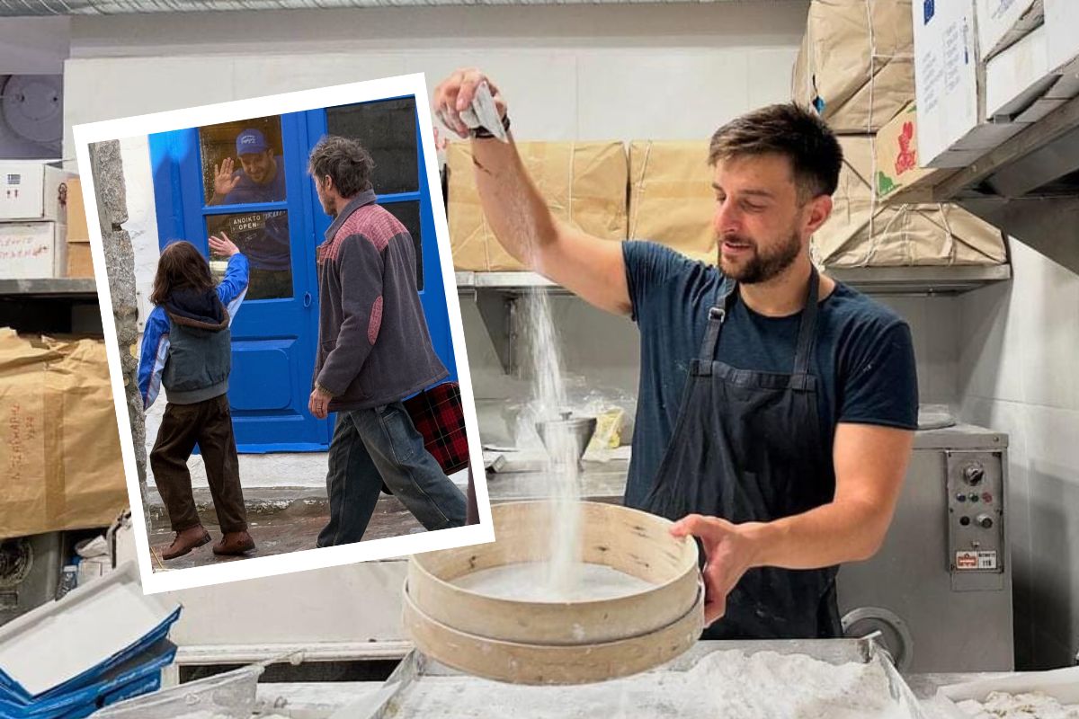 O Υδραίος που τάισε αμυγδαλωτά τον Μπραντ Πιτ μας τα... λέει όλα