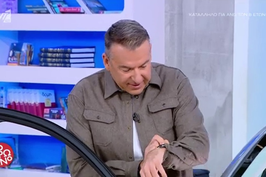 Οι σπόντες του Γιώργου Λιάγκα on air: «Τι ώρα είναι; Ξεκινάμε κανονικά σήμερα, δόξα τω Θεώ!»