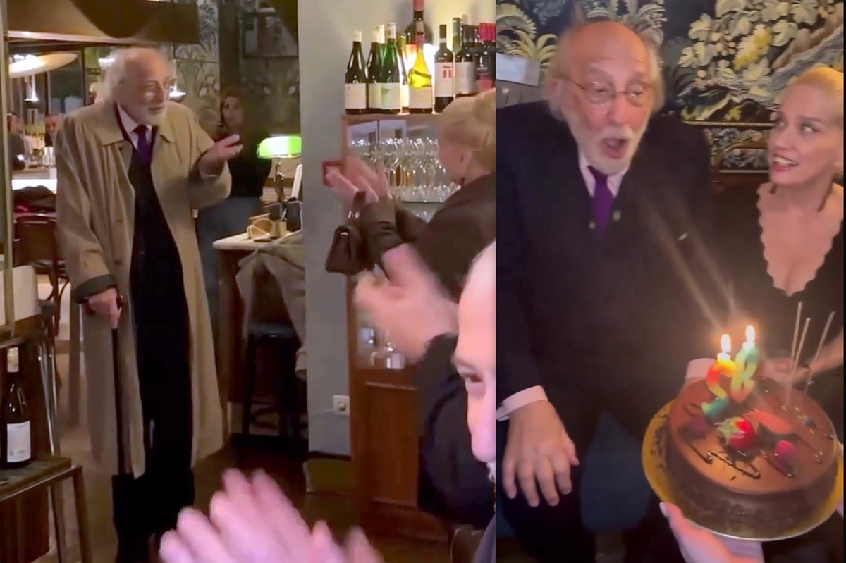 Αλέξανδρος Λυκουρέζος: Πάρτι έκπληξη για τα 92α του γενέθλια