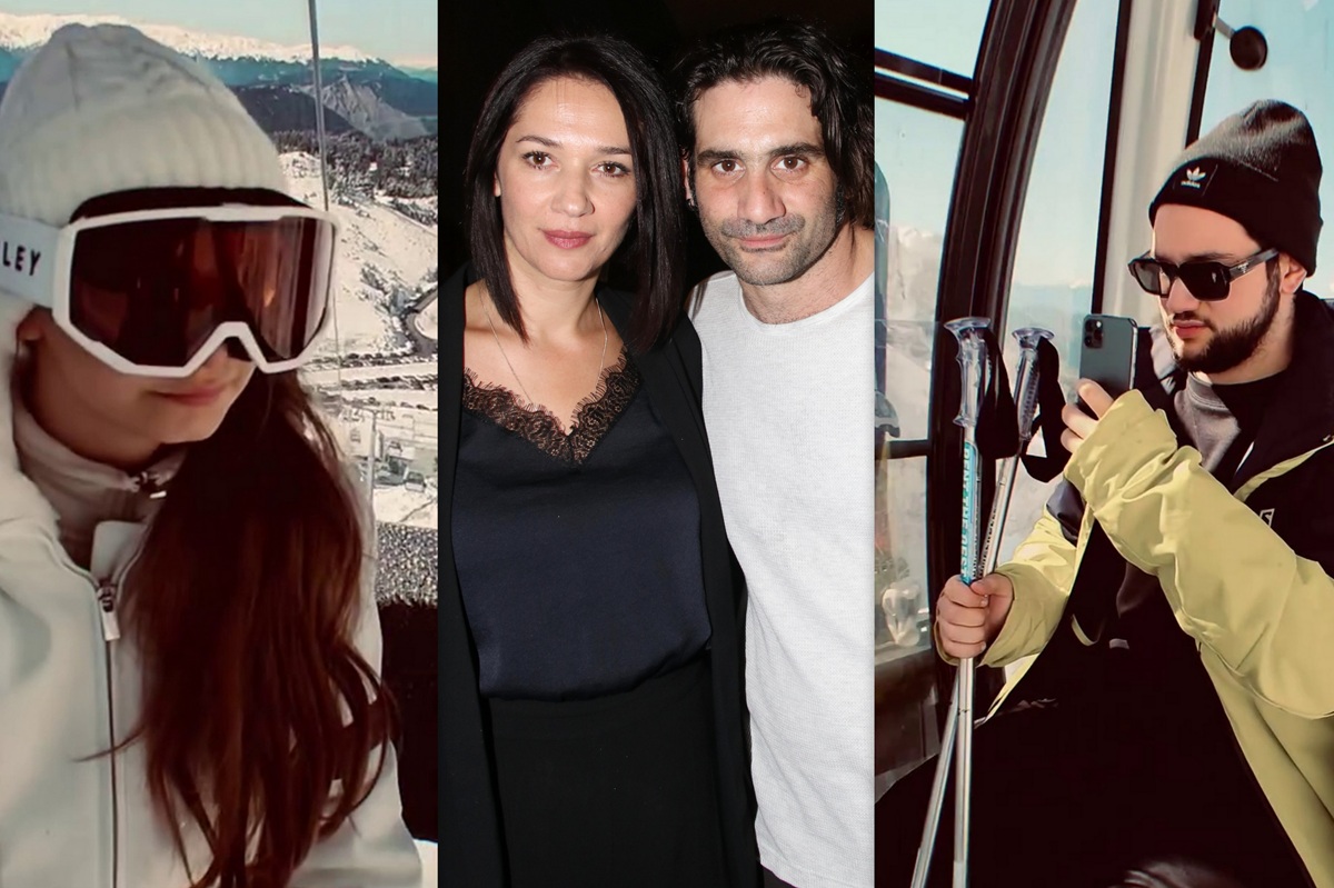 Κατερίνα Παπαδάκη: Για σκι με τα παιδιά της!