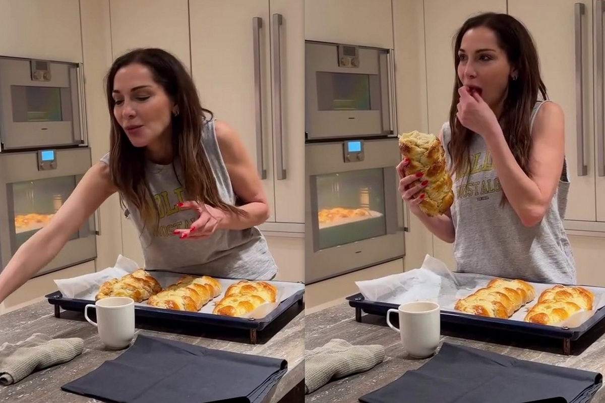 Η Δέσποινα Βανδή έφτιαξε τσουρέκια και ο γιος της μαρμελάδα!