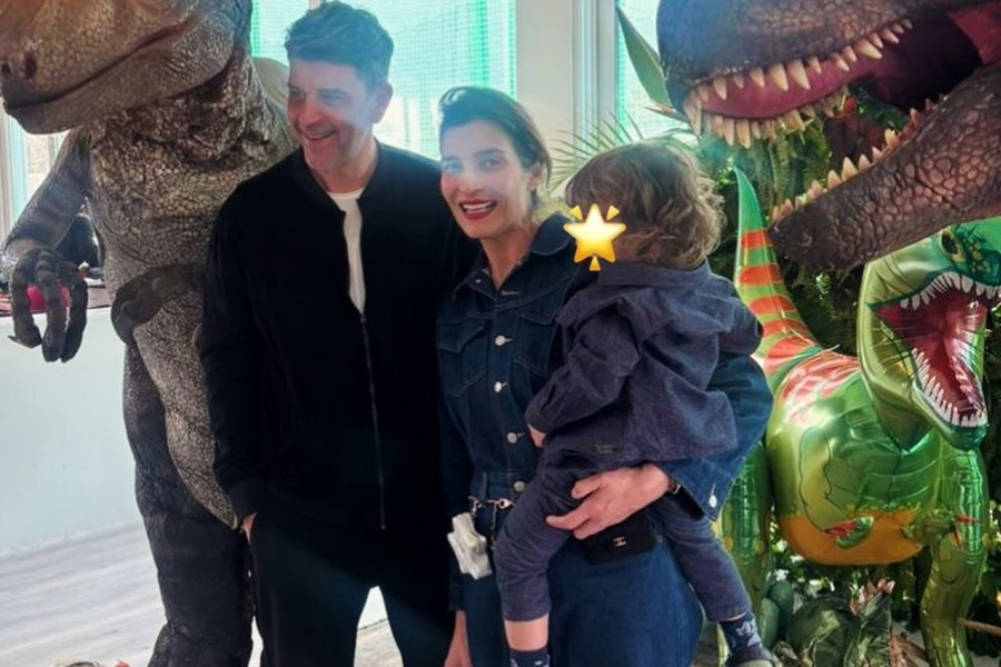 Αντιγόνη Κουλουκάκου: Με τον πρώην σύζυγό της στα γενέθλια του γιου τους