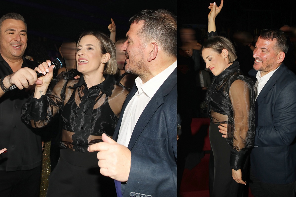 Αφροδίτη Σκαφίδα - Πύρρος Δήμας: Σε τρελά κέφια σε έξοδό τους