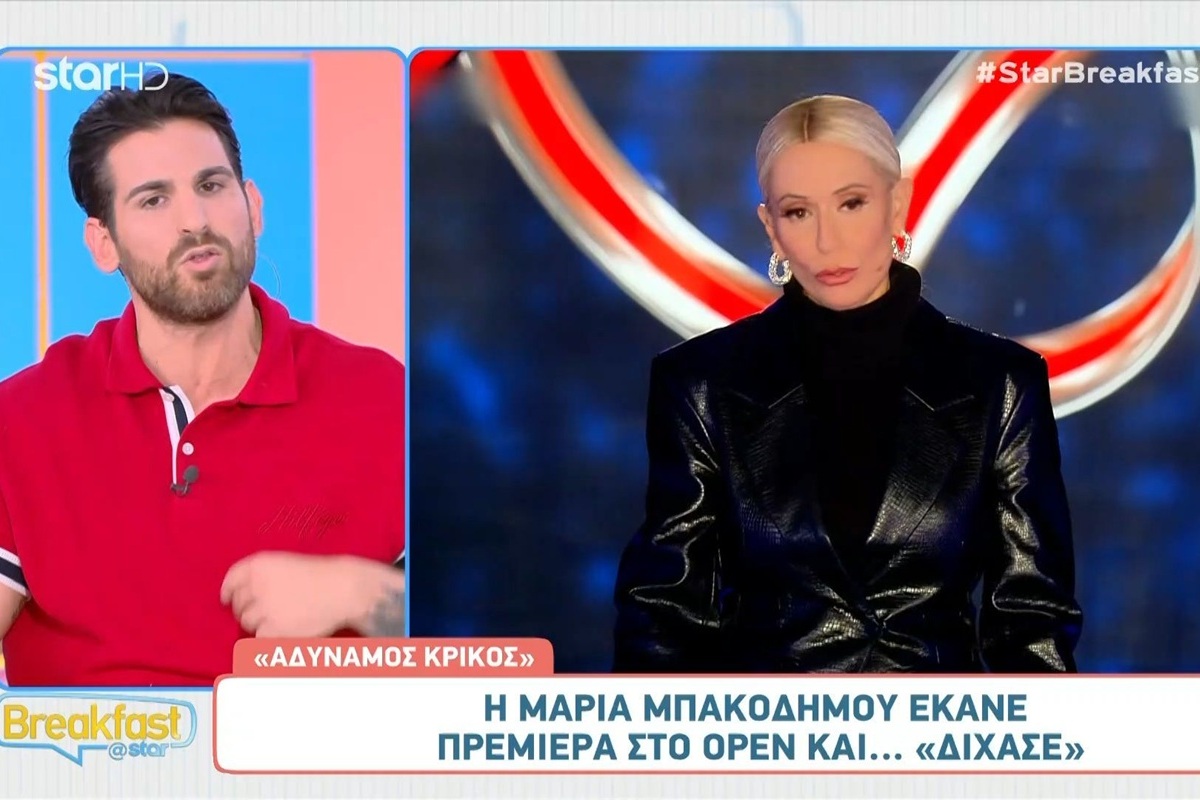 Ετεοκλής Παύλου για πρεμιέρα Μπακοδήμου: «Δεν μου ταίριαξαν οι ατάκες – Μου φάνηκαν ίδιες με του Τρύφωνος»