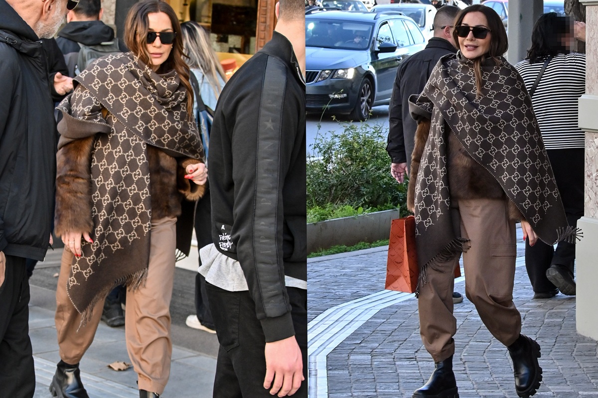 Δέσποινα Βανδή: Στιλάτη έκανε τα ψώνια της στο κέντρο της Αθήνας